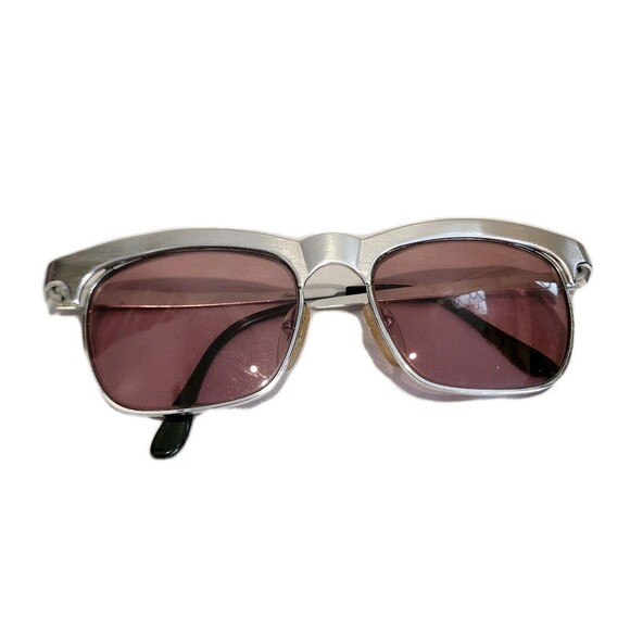 Ray-Ban Other - Vintage Ray-Ban Gunmetal Silver Finish Wayfarer Nuevo Purple Lens Sunglasses